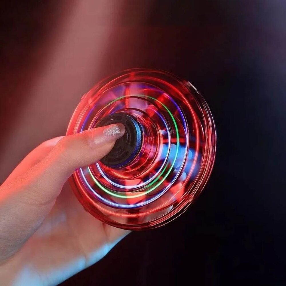Mini Drone LED UFO Type Flying Helicopter Spinner - Picture 2 of 6
